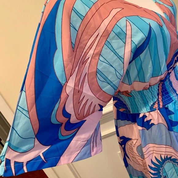 Casual Print Long Maxi Dress - Picture 2 of 4